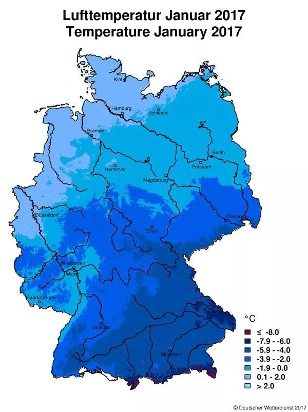 德国近期温度